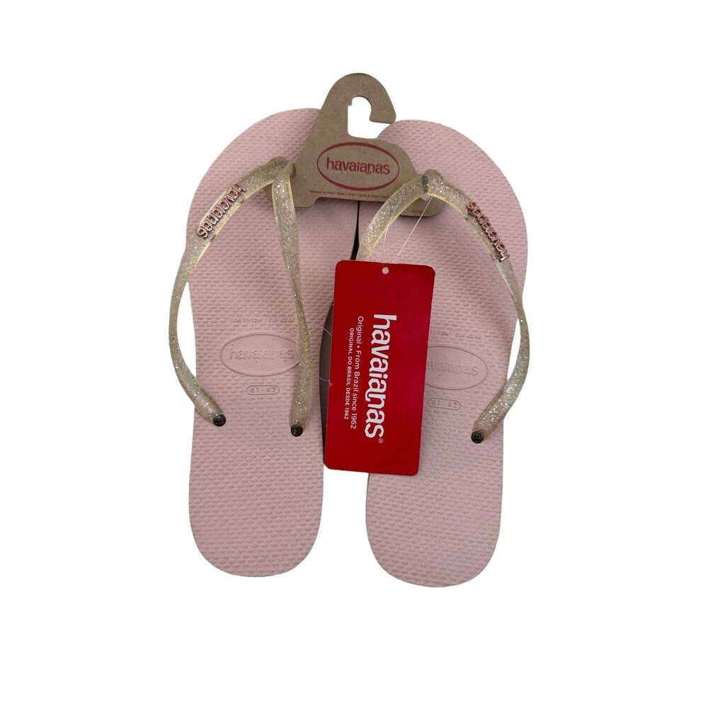 Havaianas Ballet Rose Pink Glitter Strap